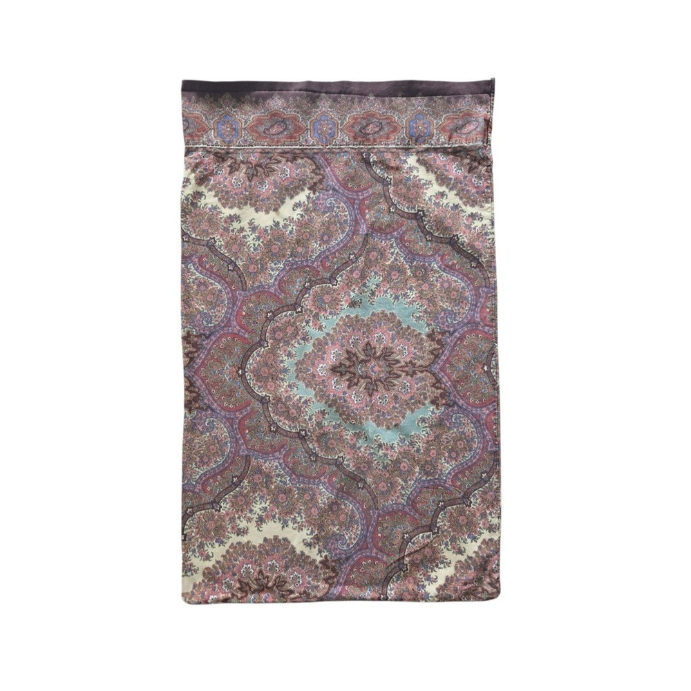 Vintage Ralph Lauren Emerson Paisley Pillowcase 18×30 USA Cotton 90s Brown Cabin